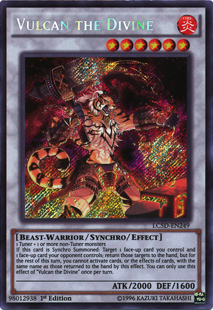 Vulcan the Divine [LC5D-EN249] Secret Rare - Card Brawlers | Quebec | Canada | Yu-Gi-Oh!