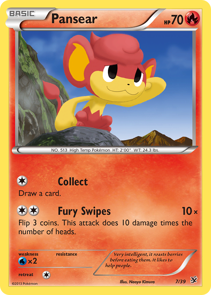 Pansear (7/39) [XY: Kalos Starter Set] - Card Brawlers | Quebec | Canada | Yu-Gi-Oh!
