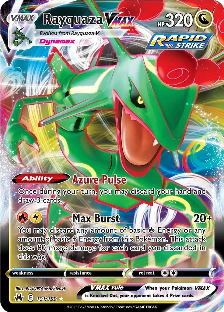 Rayquaza VMAX (101/159) (101) [Sword & Shield: Crown Zenith] - Card Brawlers | Quebec | Canada | Yu-Gi-Oh!