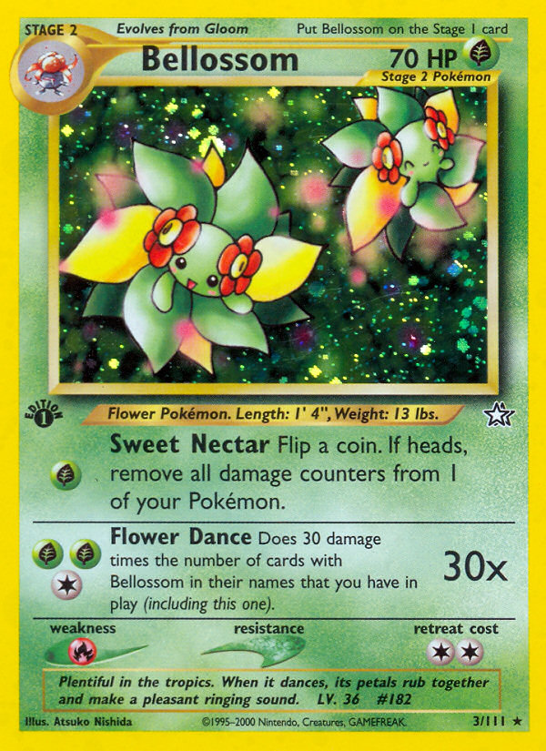 Bellossom (3/111) [Neo Genesis 1st Edition] - Card Brawlers | Quebec | Canada | Yu-Gi-Oh!