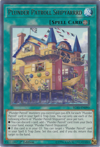 Plunder Patroll Shipyarrrd [IGAS-EN090] Rare - Card Brawlers | Quebec | Canada | Yu-Gi-Oh!