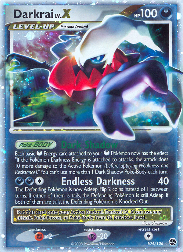 Darkrai LV.X (104/106) [Diamond & Pearl: Great Encounters] - Card Brawlers | Quebec | Canada | Yu-Gi-Oh!