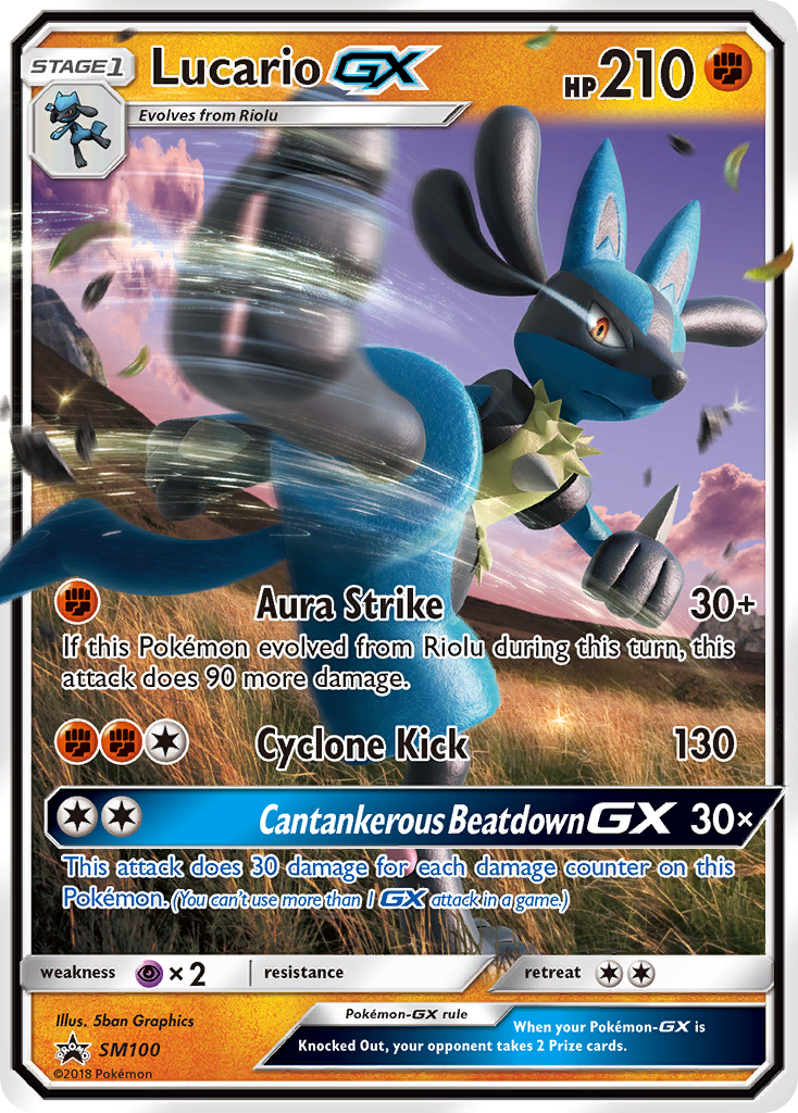 Lucario GX (SM100) [Sun & Moon: Black Star Promos] - Card Brawlers | Quebec | Canada | Yu-Gi-Oh!