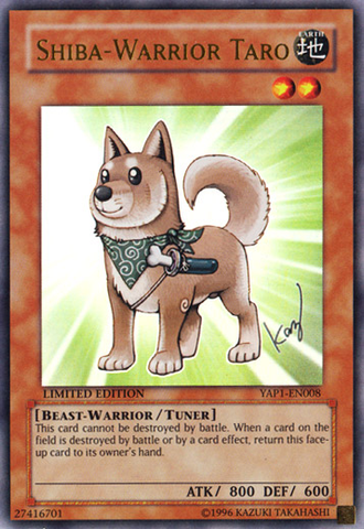 Shiba-Warrior Taro [YAP1-EN008] Ultra Rare - Yu-Gi-Oh! - Card Brawlers | Quebec | Canada |