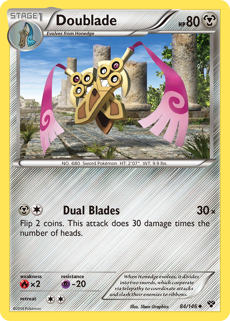 Doublade (84/146) [XY: Base Set] - Card Brawlers | Quebec | Canada | Yu-Gi-Oh!