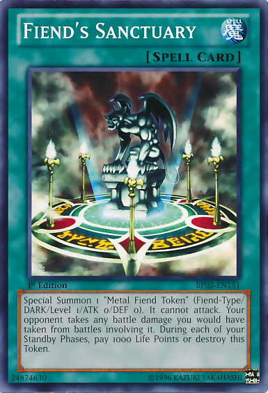 Fiend's Sanctuary [BP02-EN151] Mosaic Rare - Card Brawlers | Quebec | Canada | Yu-Gi-Oh!