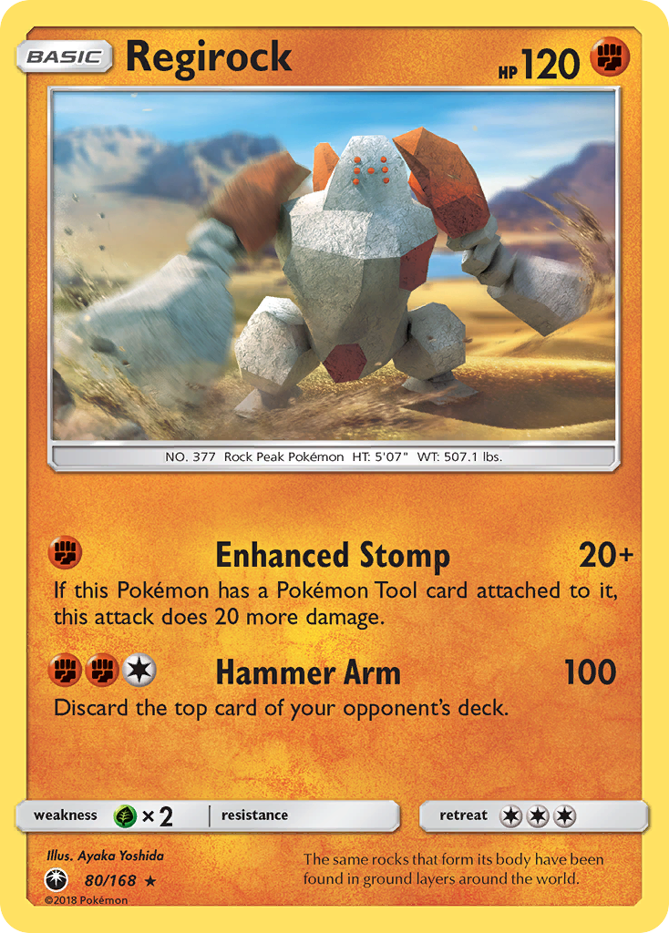 Regirock (80/168) [Sun & Moon: Celestial Storm] - Card Brawlers | Quebec | Canada | Yu-Gi-Oh!