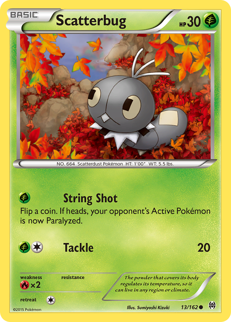 Scatterbug (13/162) [XY: BREAKthrough] - Card Brawlers | Quebec | Canada | Yu-Gi-Oh!