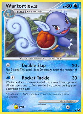 Wartortle (65/127) [Platinum: Base Set] - Card Brawlers | Quebec | Canada | Yu-Gi-Oh!