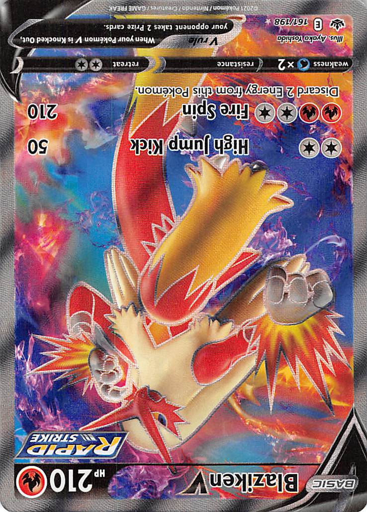 Blaziken V (161/198) [Sword & Shield: Chilling Reign] - Card Brawlers | Quebec | Canada | Yu-Gi-Oh!
