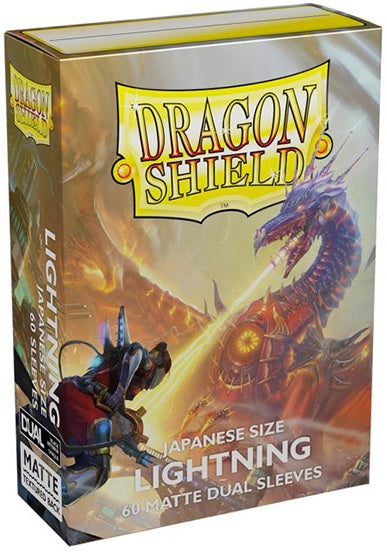 Dragon Shield Matte Dual Sleeve - Lightning ‘Ailia’ 60ct - Card Brawlers | Quebec | Canada | Yu-Gi-Oh!