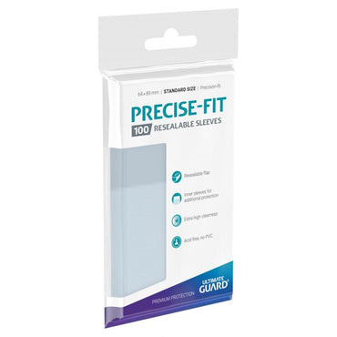 Precise-Fit Resealable Sleeves Standard Size 100ct - Card Brawlers | Quebec | Canada | Yu-Gi-Oh!