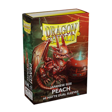 Dragon Shield Matte Dual Sleeve - Peach ‘Piip’ 60ct - Card Brawlers | Quebec | Canada | Yu-Gi-Oh!