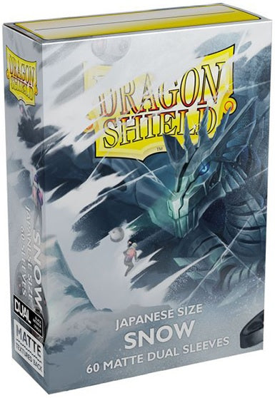 Dragon Shield Matte Dual Sleeve - Snow ‘Nirin’ 60ct - Card Brawlers | Quebec | Canada | Yu-Gi-Oh!